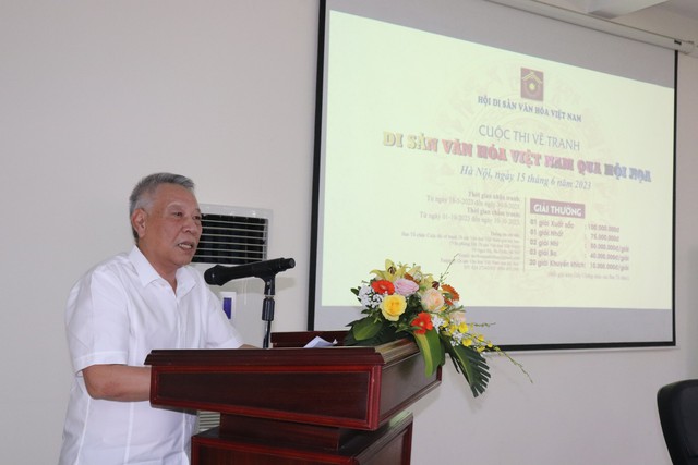 Phát huy giá trị di sản qua hội họa  - Ảnh 1. Phát huy giá trị di sản qua hội họa  - Ảnh 1.